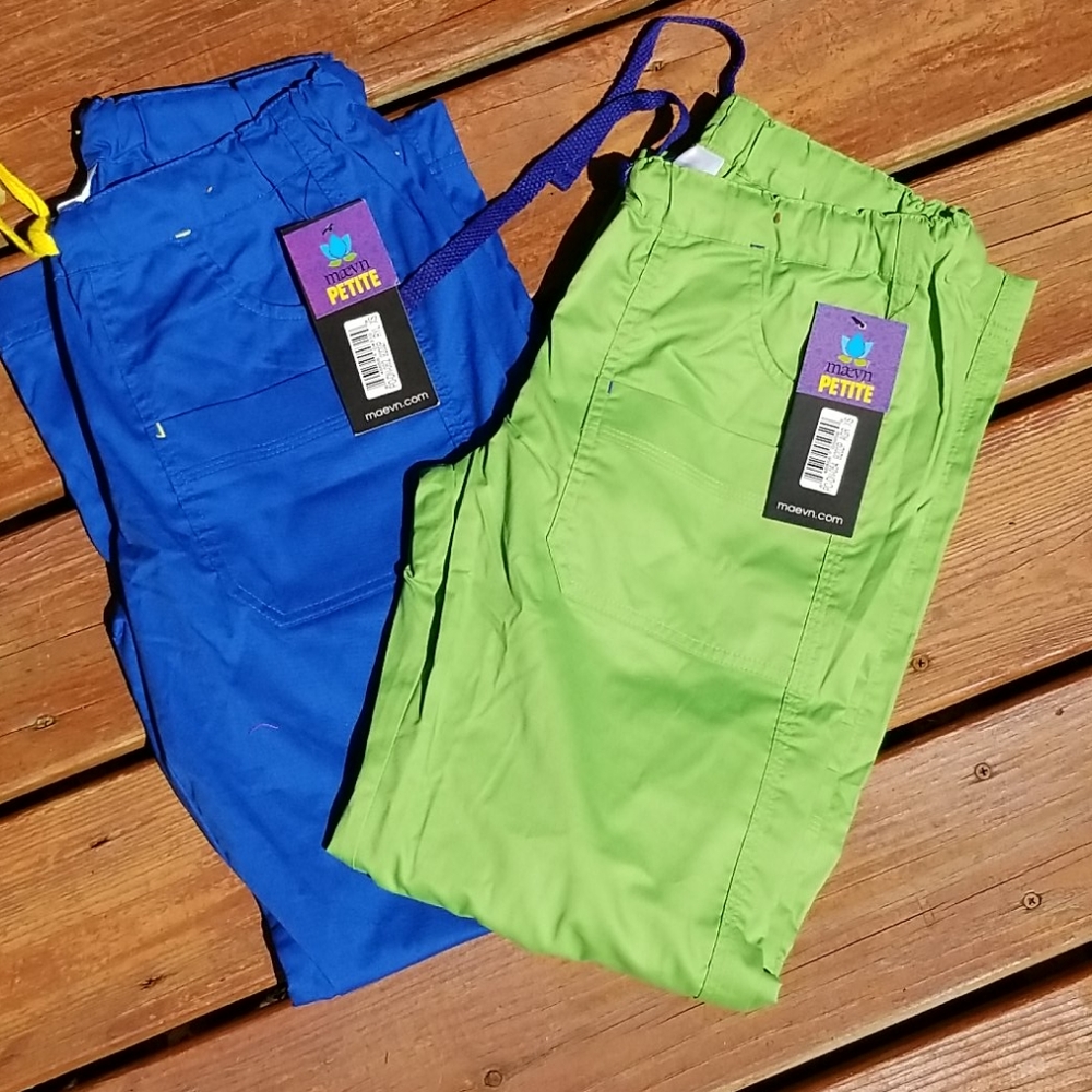 2 pairs Scrub pants Maevn Blossom